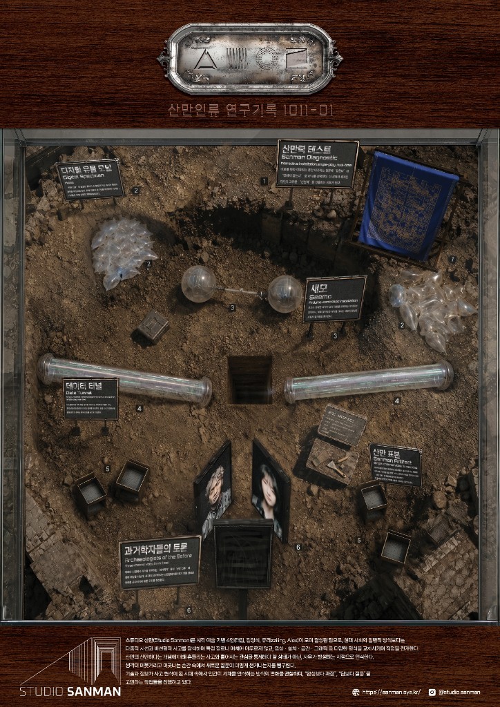 산만인류 연구기록 1011-01 브로슈어